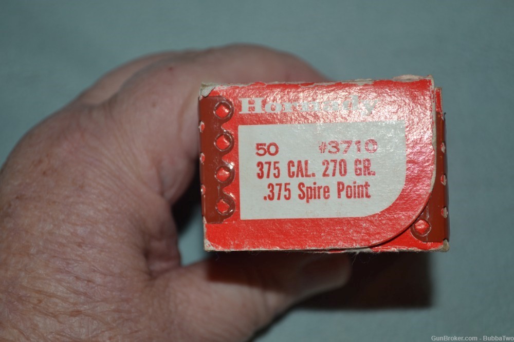 Hornady #3710 .375 dia 270 grain Spire Point bullets NOS priced per box-img-0