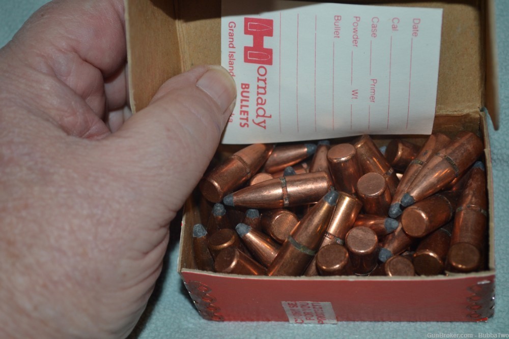 Hornady #3710 .375 dia 270 grain Spire Point bullets NOS priced per box-img-1