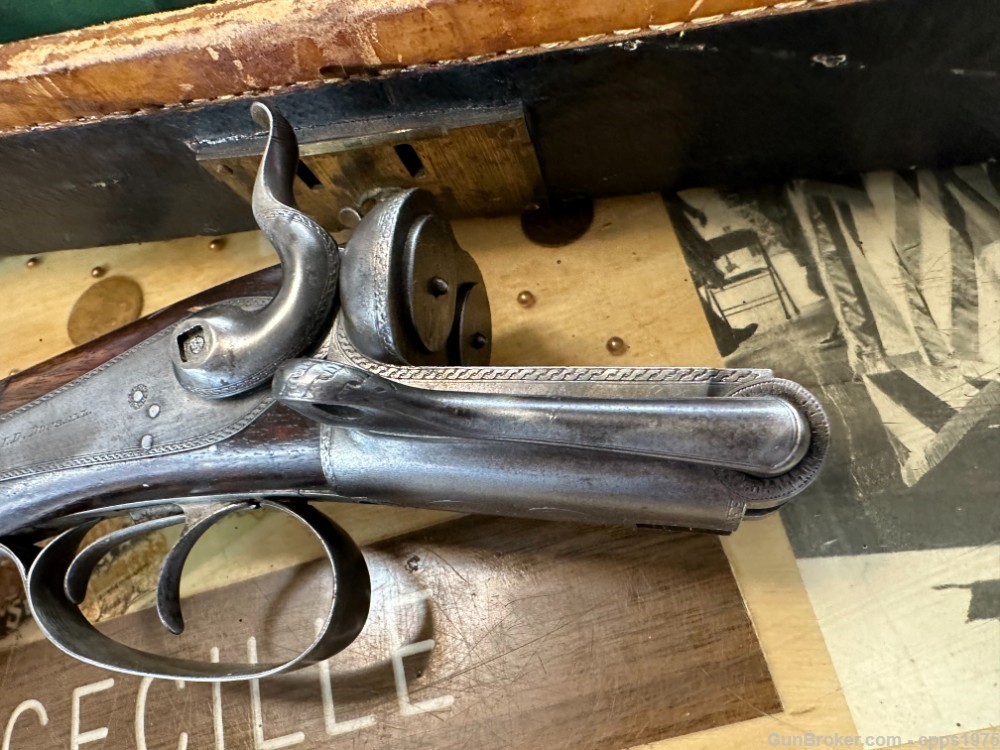 J. D. Dougall 10 Bore Lockfast Black Powder Shotgun With Extras RARE! 1880-img-12