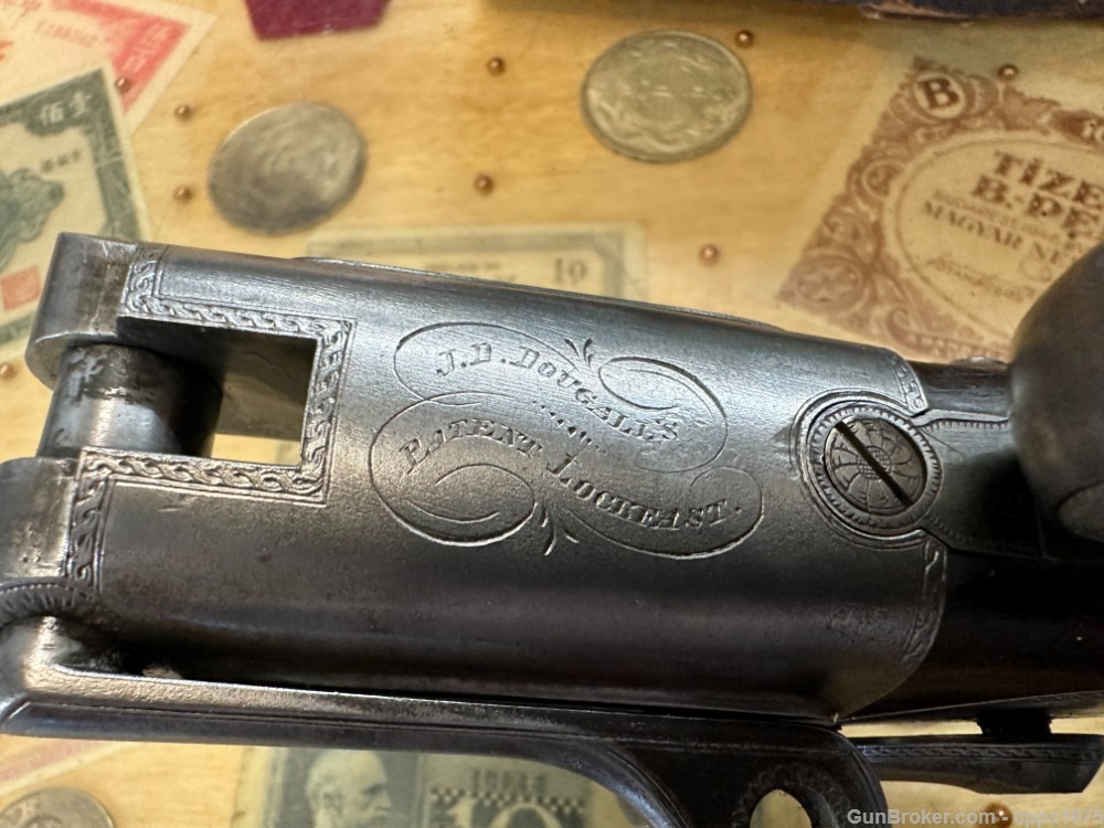 J. D. Dougall 10 Bore Lockfast Black Powder Shotgun With Extras RARE! 1880-img-15