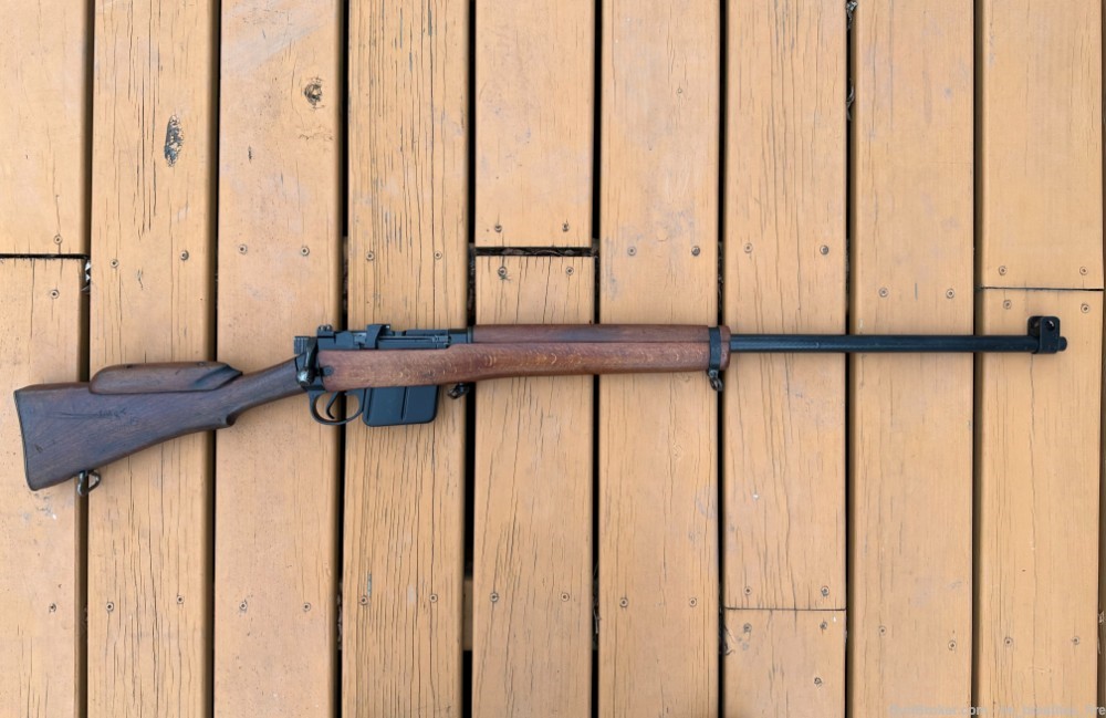 Rare Original 7.62 NATO British L42A1 Sniper Rifle NR Enfield -img-0