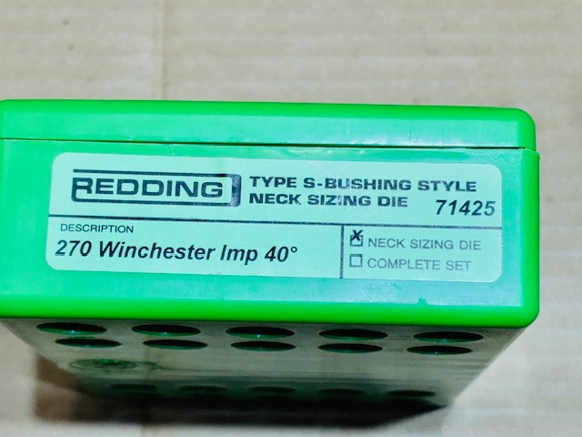 270 Wincheaster Ackley Improved Redding die New in the box-img-0