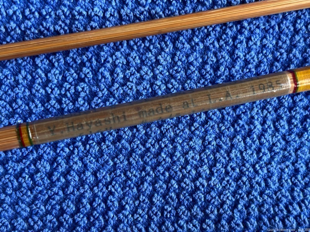 BROOK & TROUT MACKY'S GREEK FAVOURITE 2 PIECE BAMBOO CANE ROD 6.6 ft -img-3