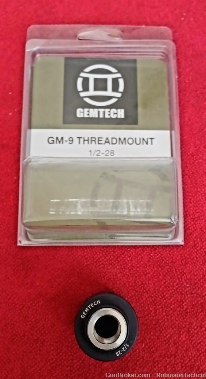 Gemtech 1/2X28mm Threaded Rear Mount For GM-9 Suppressor-img-2