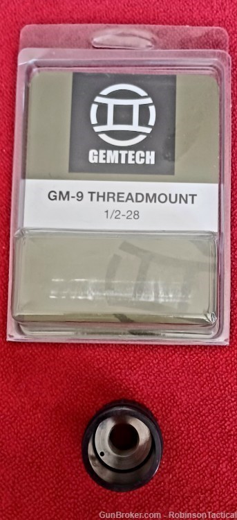 Gemtech 1/2X28mm Threaded Rear Mount For GM-9 Suppressor-img-1