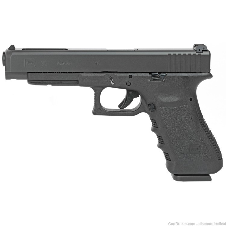 Glock PI3530103 G35 Gen 3 40 S&W 5.31" 15+1 Black Steel Slide Black Polymer-img-1