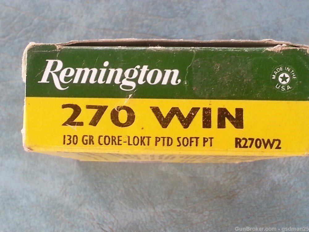 Remington 270 Core Lokt 130 GR PSP One Box-img-0