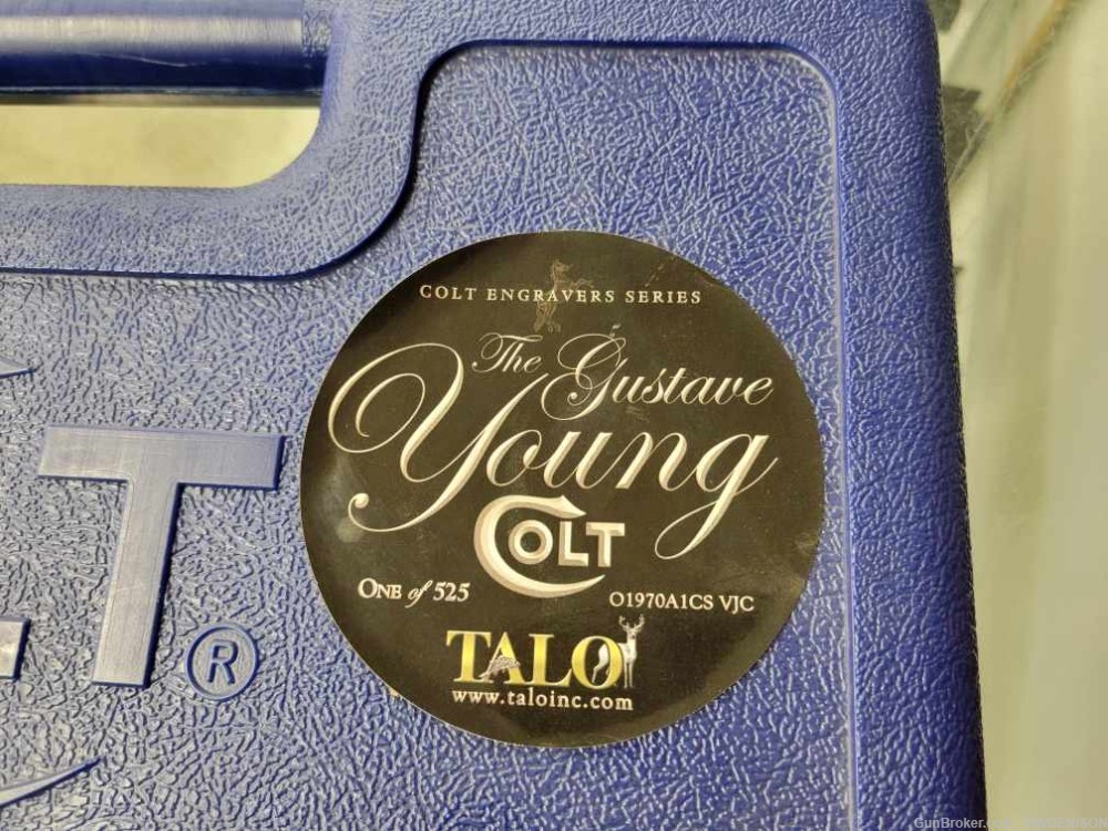 Rare Colt Talo Series 70 Gustave Young 45 ACP 098289112057 O1970A1CS-img-2