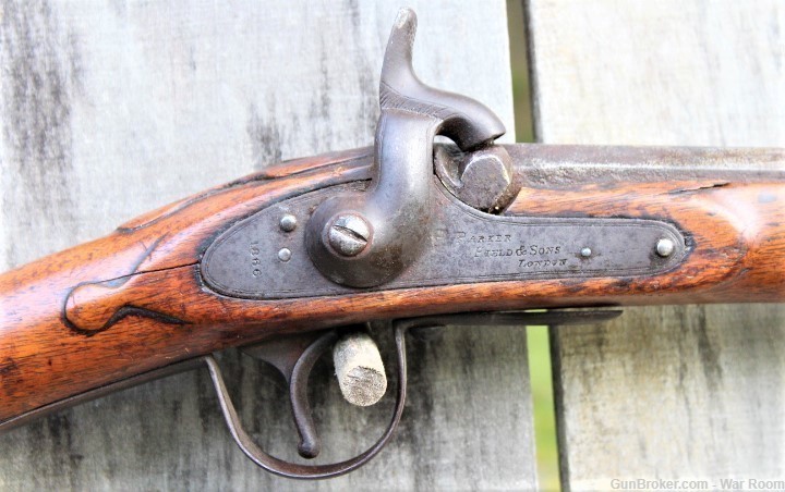 Northwest Trade Gun Dated 1866 Parker Field & Sons of London-img-4