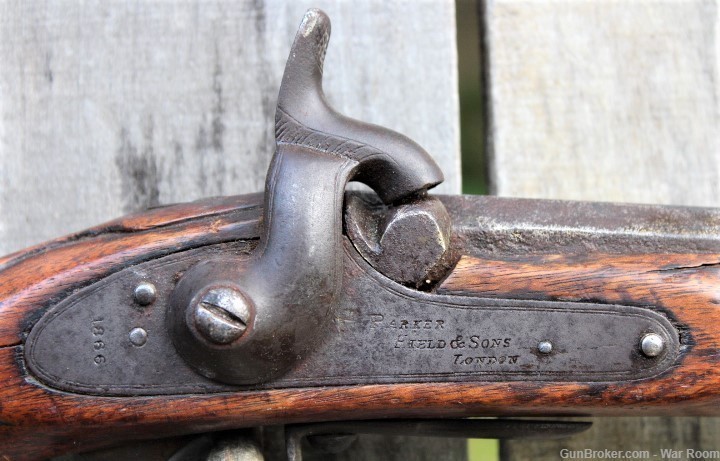 Northwest Trade Gun Dated 1866 Parker Field & Sons of London-img-5