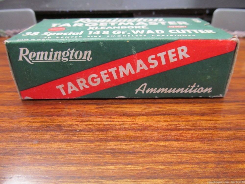 Vtg. 1946-60 Remington Targetmaster 38 Spl 148g WC -Full Box -Free Shipping-img-2