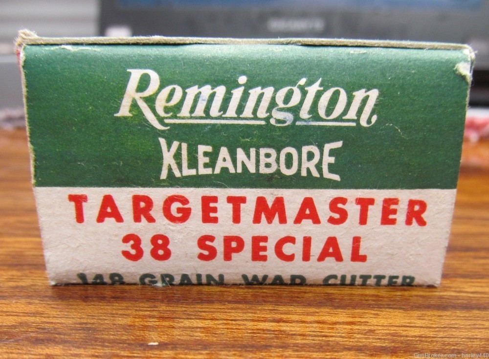 Vtg. 1946-60 Remington Targetmaster 38 Spl 148g WC -Full Box -Free Shipping-img-3