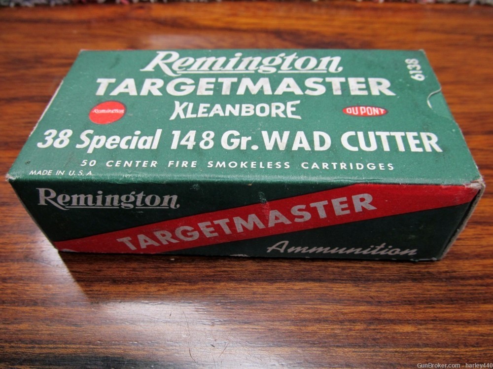 Vtg. 1946-60 Remington Targetmaster 38 Spl 148g WC -Full Box -Free Shipping-img-0