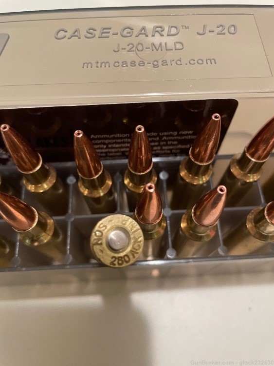 .280 ackley improved 150 gr Barnes XFB ammunition ammo -img-5