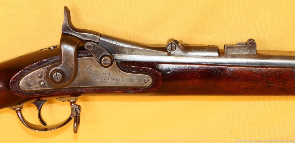 Rare & Fine Springfield Model 1866 2nd Allin Trapdoor Rifle .50-70-img-10
