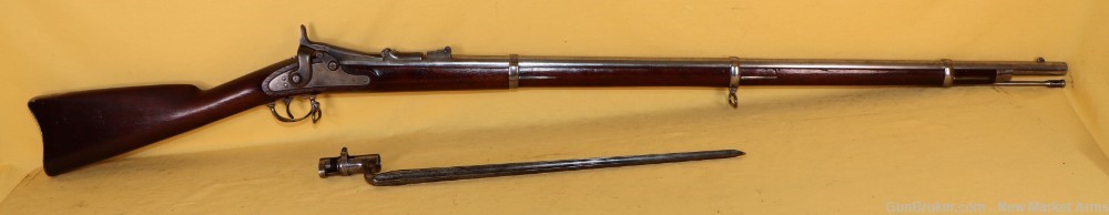 Rare & Fine Springfield Model 1866 2nd Allin Trapdoor Rifle .50-70-img-2