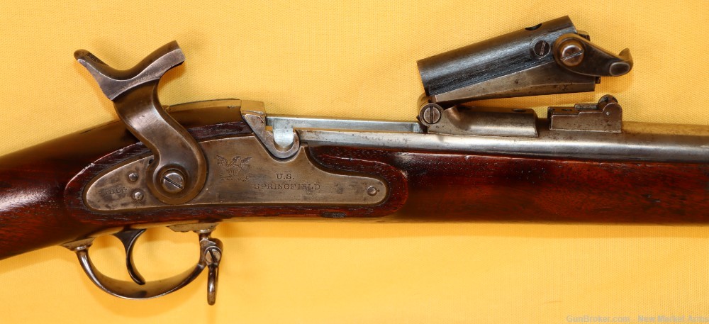 Rare & Fine Springfield Model 1866 2nd Allin Trapdoor Rifle .50-70-img-13
