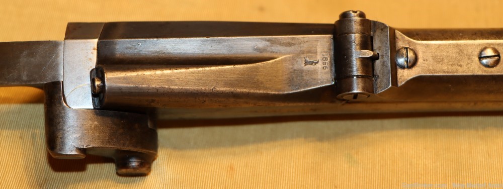 Rare & Fine Springfield Model 1866 2nd Allin Trapdoor Rifle .50-70-img-100