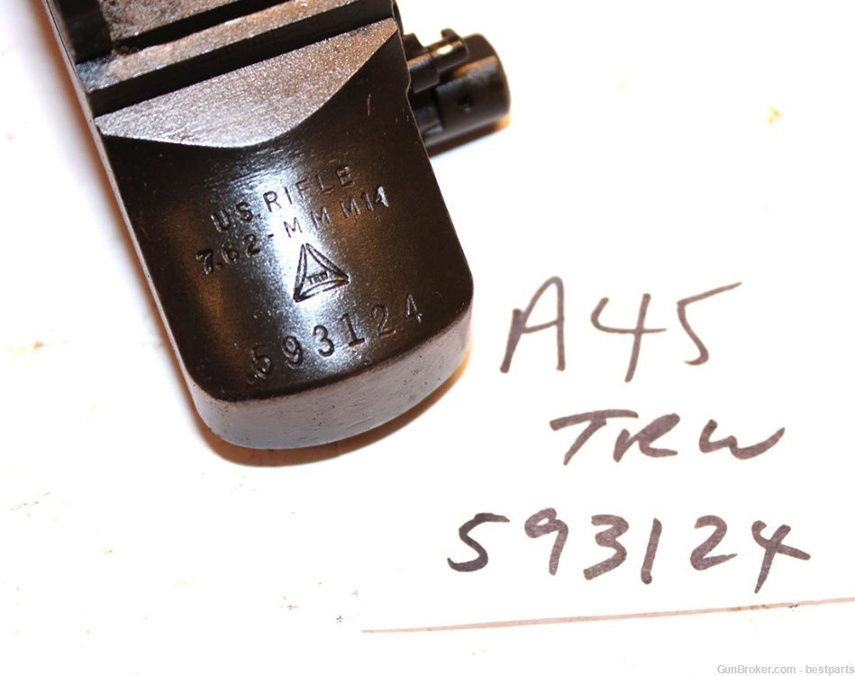  M14 Devilled Receiver Paper Weight "TRW”. -#A45-img-1