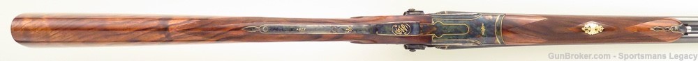 Bertuzzi Ariete sidelock .410, hammers, 5.6 lbs., engraved, cased, layaway-img-4