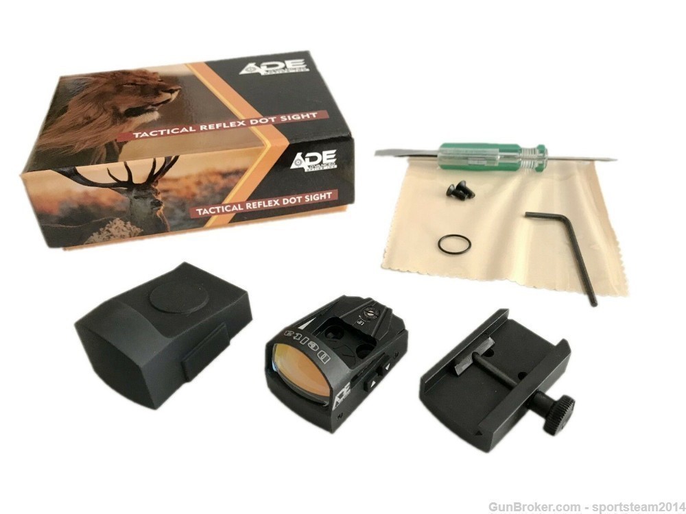 ADE RD3-012 RED Dot Sight + XD MOUNT for Springfield XD XDS-img-6