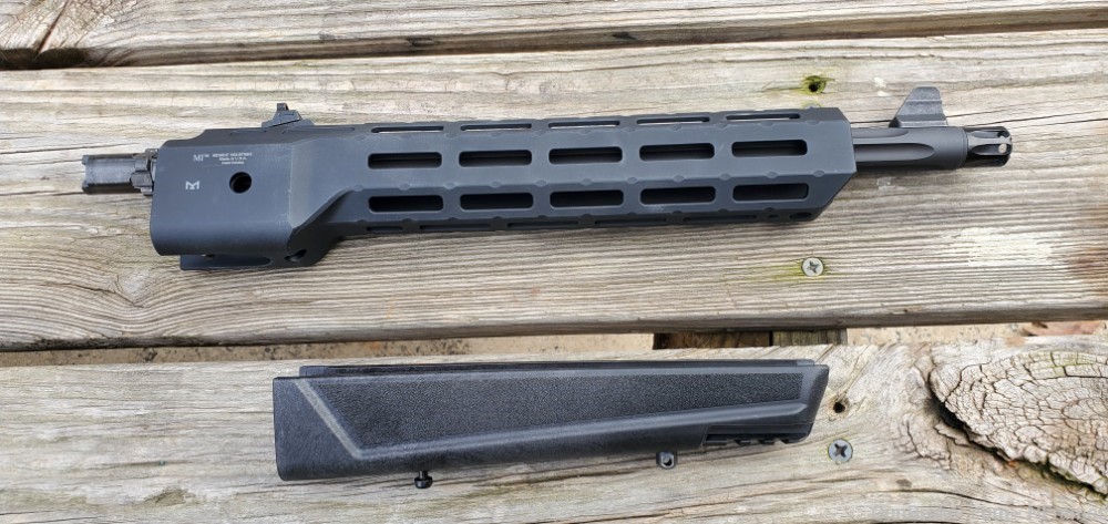 Ruger PC carbine 9mm. Excellent, Midwest Industries foregrip - Semi ...