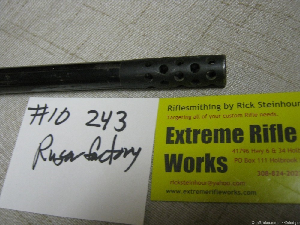  Ruger 77 Rifle  barrel 243 Win. with brake-img-2