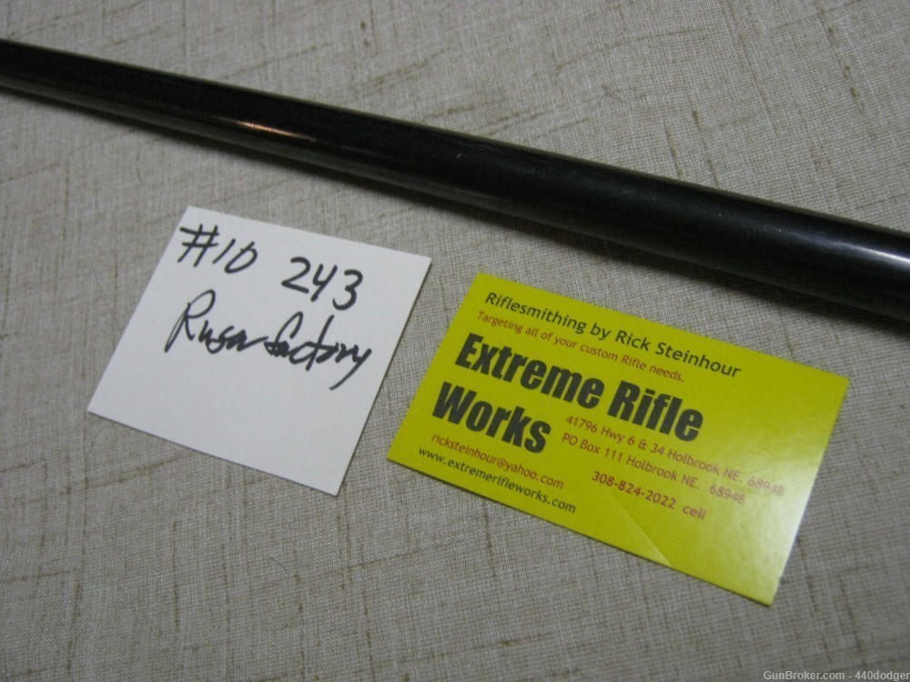  Ruger 77 Rifle  barrel 243 Win. with brake-img-7