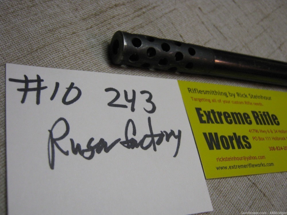  Ruger 77 Rifle  barrel 243 Win. with brake-img-5
