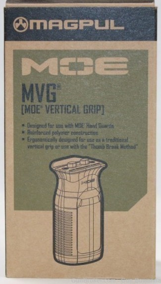 Magpul AR15 MVG 413 Moe VERTICAL GRIP GREY/GRAY - SHIPS FREE-img-1