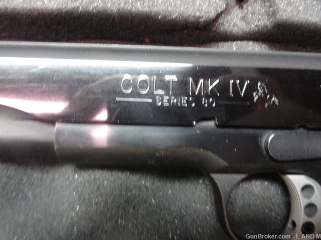 Colt 1911 MK IV 45 ACP Box Enhanced Royal Blue-img-1