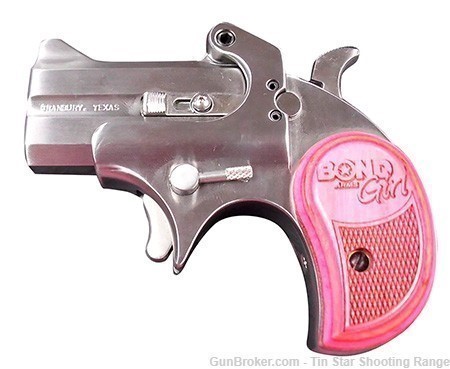 Bond Arms Girl Mini 357/38 Pink NIB FREE SHIP-img-0