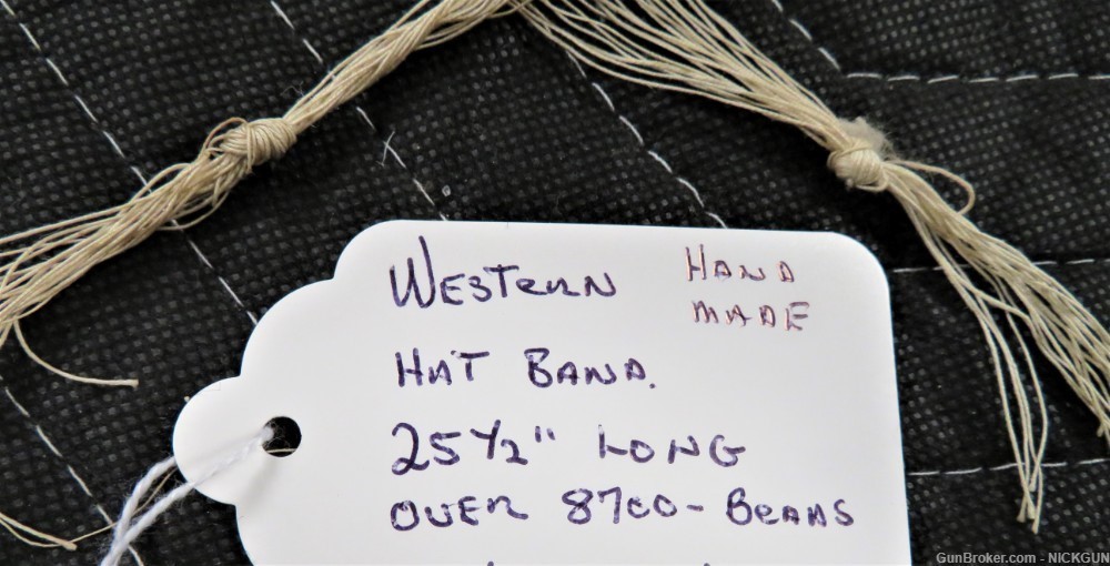 A Navajo Indian handmade western hat/head band -img-6