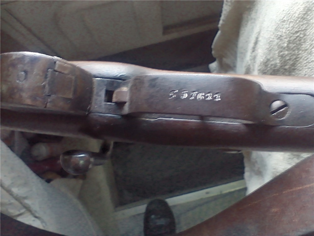 MLE 1892 BERTHIER  CARBINE-8mm LEBEL-MFG MAC 1920 W/LEATHER SLING-img-3