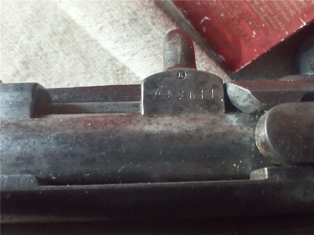 MLE 1892 BERTHIER  CARBINE-8mm LEBEL-MFG MAC 1920 W/LEATHER SLING-img-4