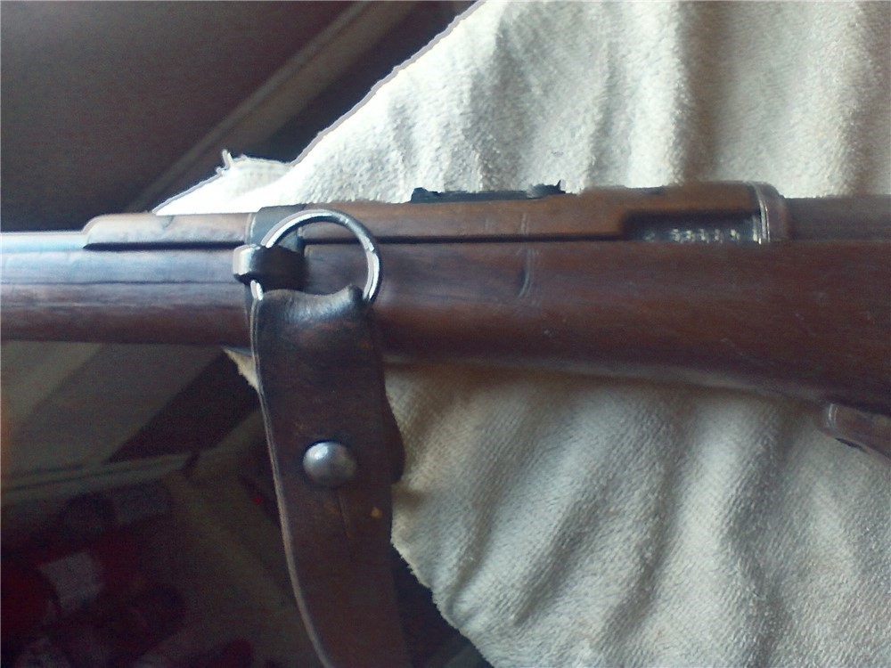 MLE 1892 BERTHIER  CARBINE-8mm LEBEL-MFG MAC 1920 W/LEATHER SLING-img-20