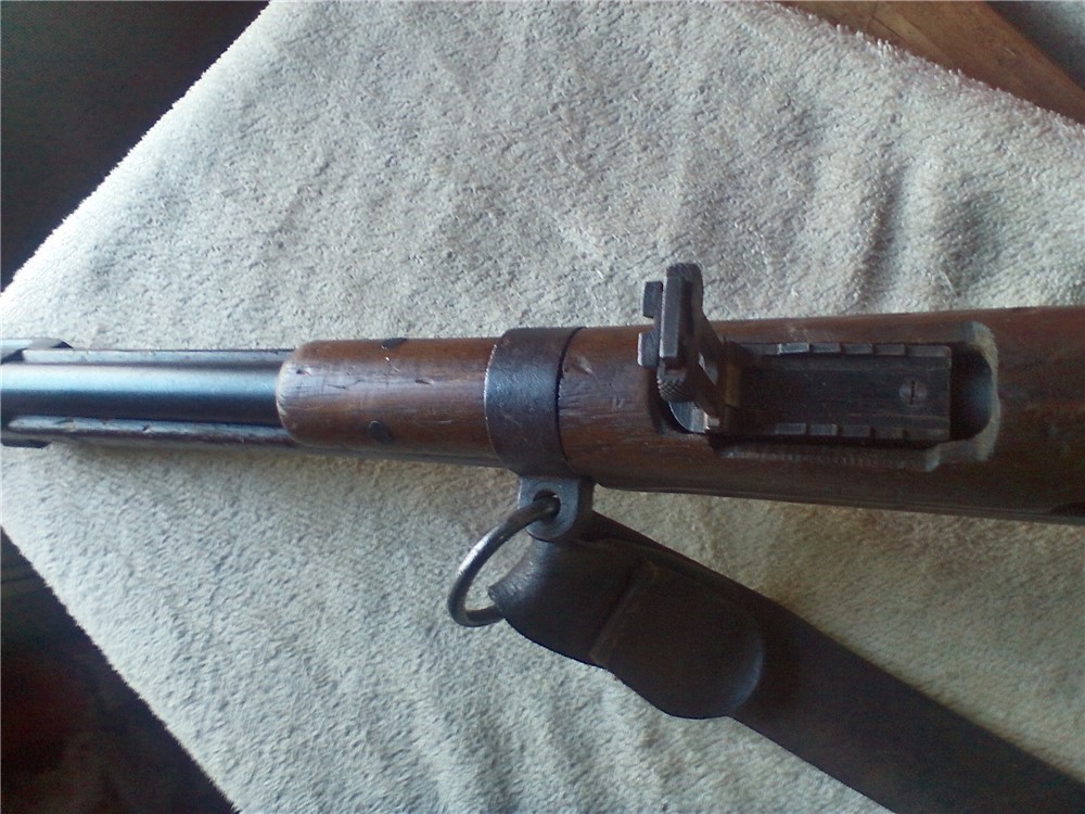 MLE 1892 BERTHIER  CARBINE-8mm LEBEL-MFG MAC 1920 W/LEATHER SLING-img-7