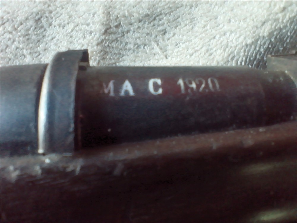MLE 1892 BERTHIER  CARBINE-8mm LEBEL-MFG MAC 1920 W/LEATHER SLING-img-1