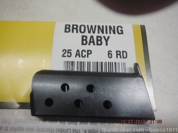 Baby BROWNING / FN 25 Magazine 25ACP 6RD Mag-img-4