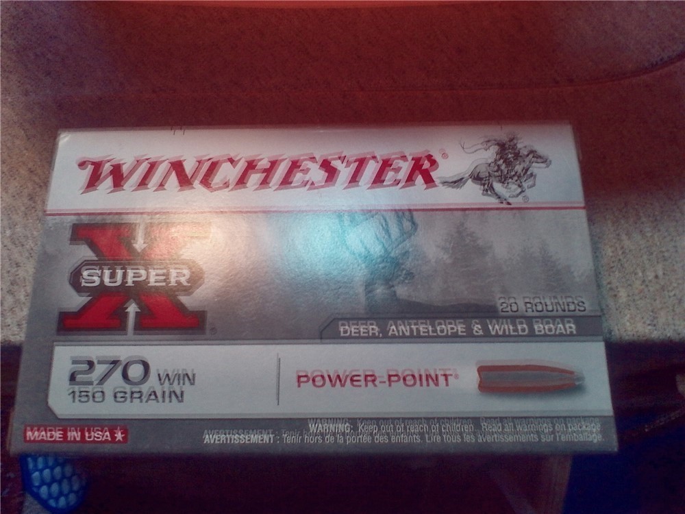Winchester Super X 270 Win.150 gr.Power Point ammo-img-0