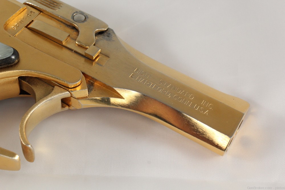 High Standard Derringer 22 Mag gold plated-img-8