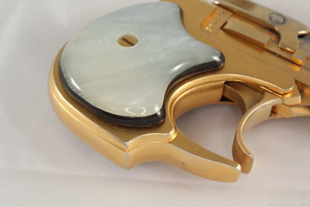High Standard Derringer 22 Mag gold plated-img-6