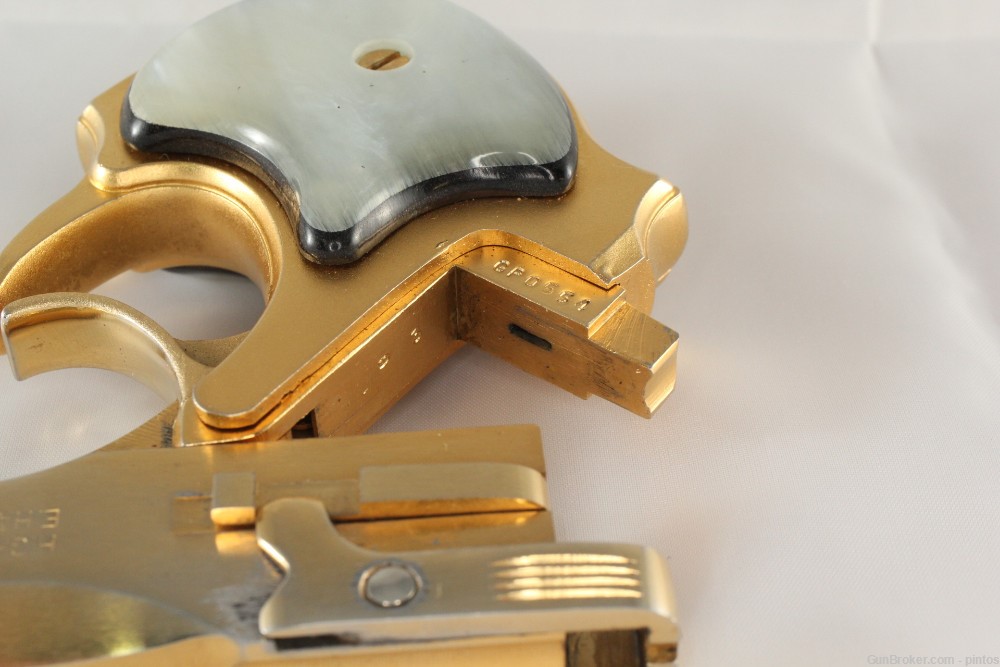 High Standard Derringer 22 Mag gold plated-img-12