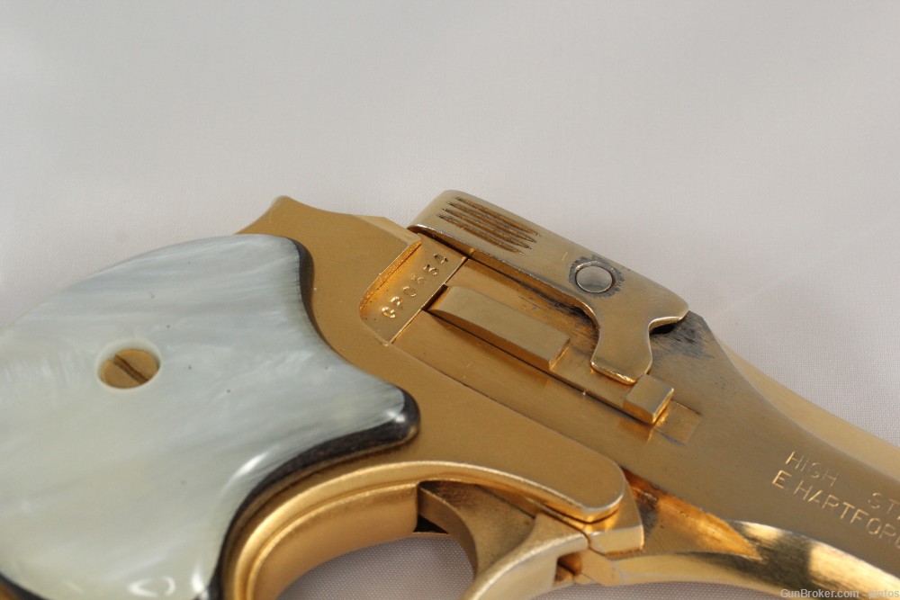 High Standard Derringer 22 Mag gold plated-img-7