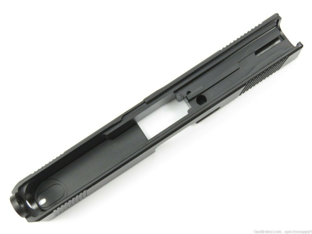 New 9mm Stainless Slide for Glock 17 Gen 1-3 Black Melonite Finish G17-img-2