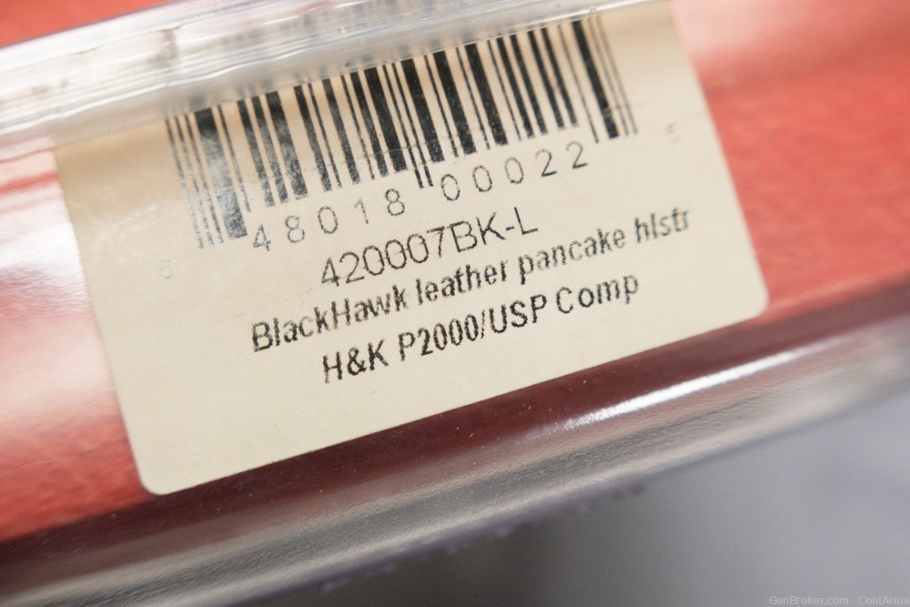 Blackhawk LH OWB 3-Slot Leather Pancake Holster for H&K P2000/USP-C-img-4
