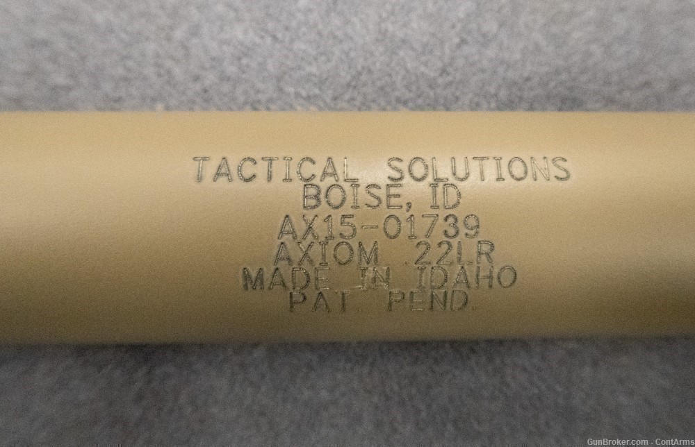 Tactical Solutions AXIOM .22 FDE Suppressor-img-1