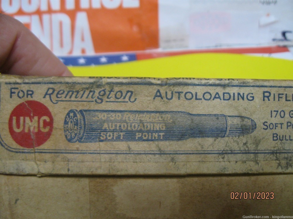  Rare 30-30 REMINGTON Ammo 20 Rnds UMC .30 Rem Autoloading; others 2-img-1