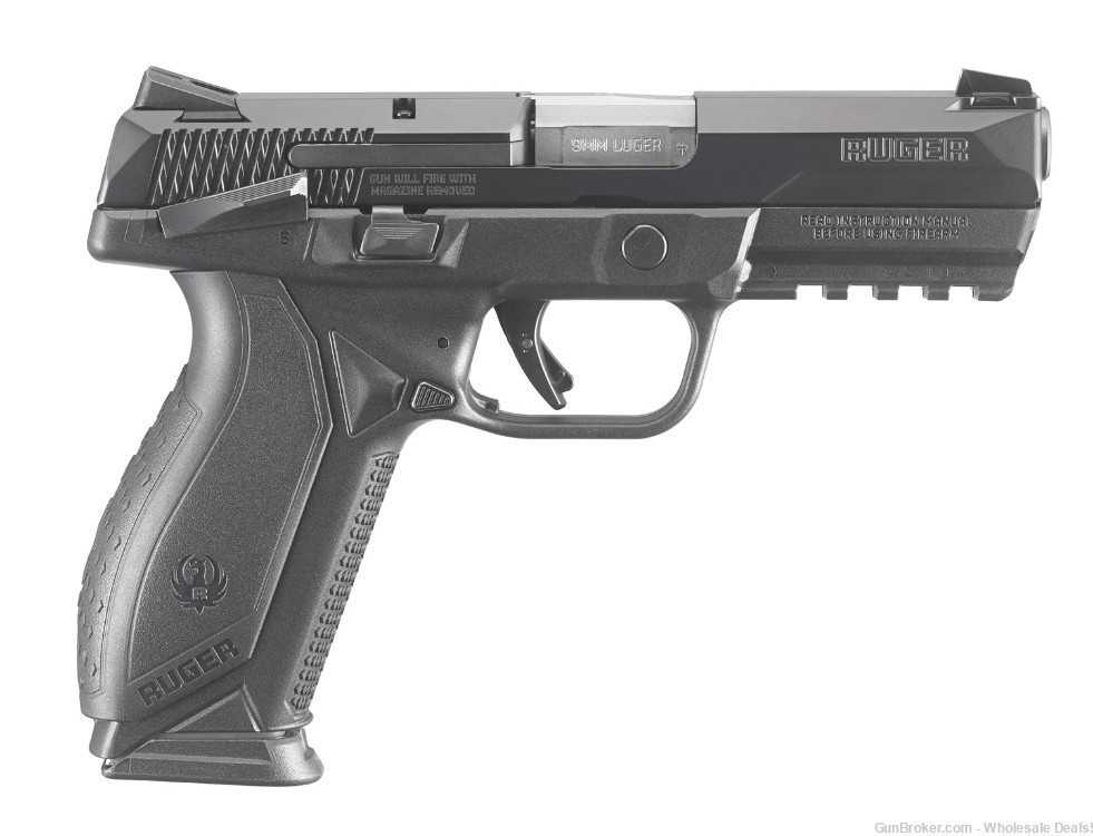 RUGER AMERICAN DUTY PISTOL 9mm with Safety 8608 4.2" 17 rd 2 Mags ON SALE-img-1