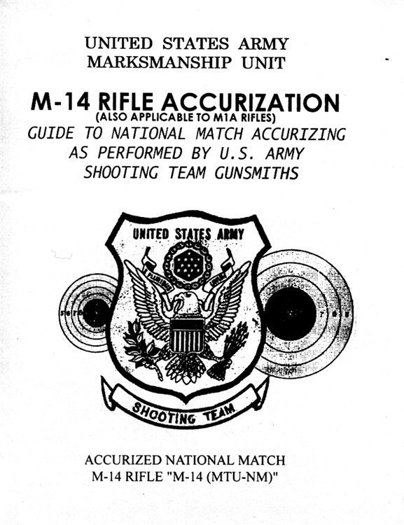 M14 (M1A) National Match Measured Drawings, Blueprints, 13 pp!-img-2
